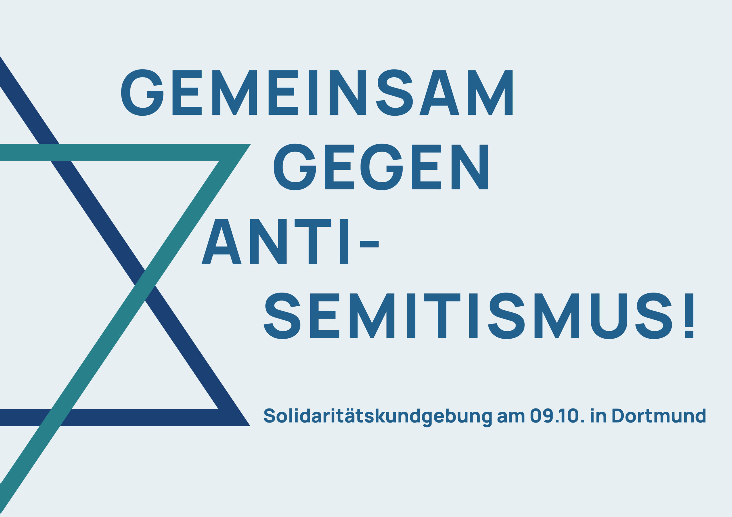 Kundgebung: Gemeinsam gegen Antisemitismus